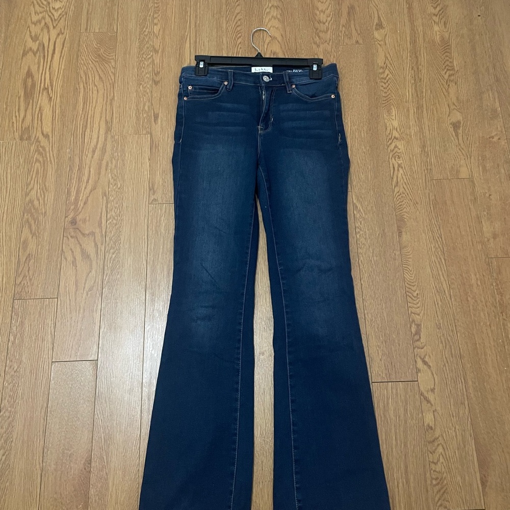 Nicole Miller New York Dark Blue High Rise Bootcut Jeans size 4